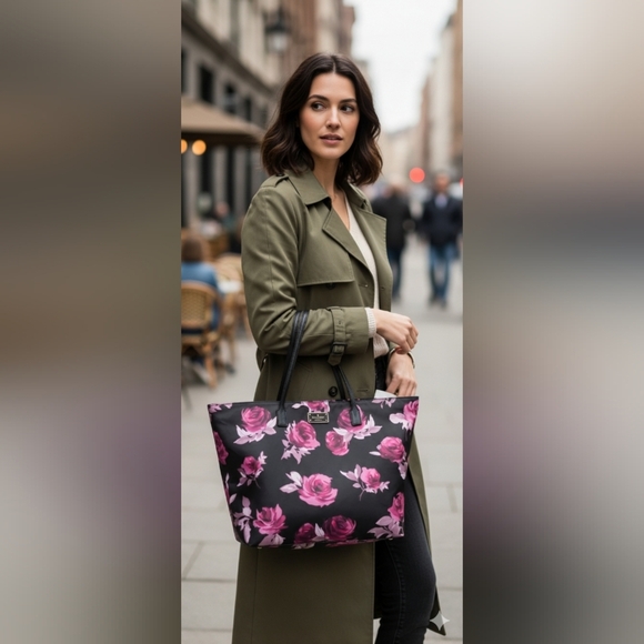 Kate Spade Margareta Blake Avenue Rose Symphony Tote Shoulder Bag (NWT) - Picture 12 of 14